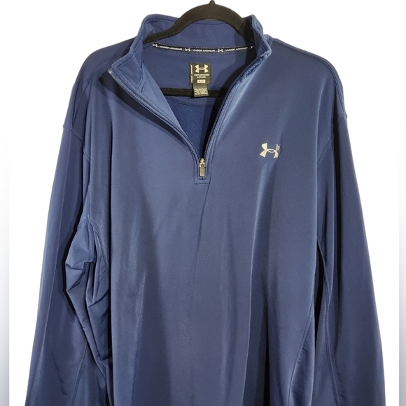 Under Armour Performance Blue Long Sleeve Top Mens Large - Picture 3 of 6